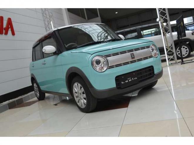ラパンX 4WD　ワンオーナー車エネチャージ4WDセーフティサポート搭載アイドリングストップ純正7インチナビTVバックカメラ横滑り防止装置ハイビームアシストLEDライトデュアルセンサーブレーキサポート後退ブレーキサポート 660