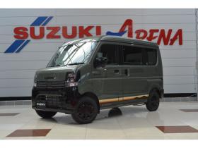 エブリイ　Jリミテッド ハイルーフ 4WD　届出済未使用車4WDターボハイルーフセーフティサポート搭載アイドリングストップ両側オートスライドドアハイビームアシストLEDライト後退時ブレーキサポート 登録済未使用車 660