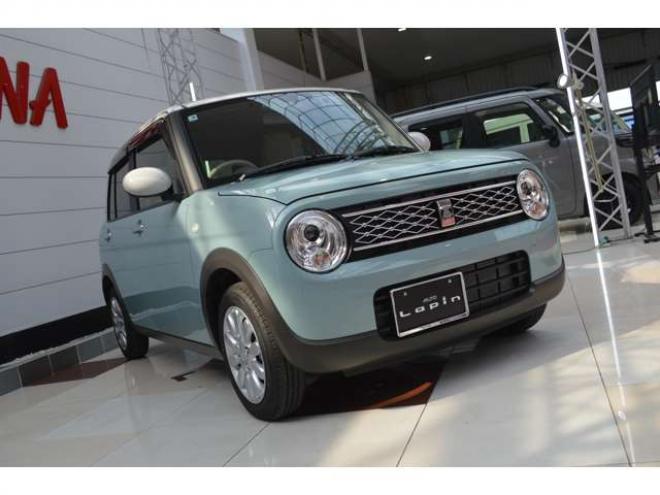 ラパンX 4WD　ワンオーナー車4WDセーフティサポート搭載アイドリングストップ横滑り防止装置バックカメラカメラ付ディスプレイオーディオETCデュアルセンサーブレーキ後退時ブレーキサポートハイビームアシストLEDドラレコ 660