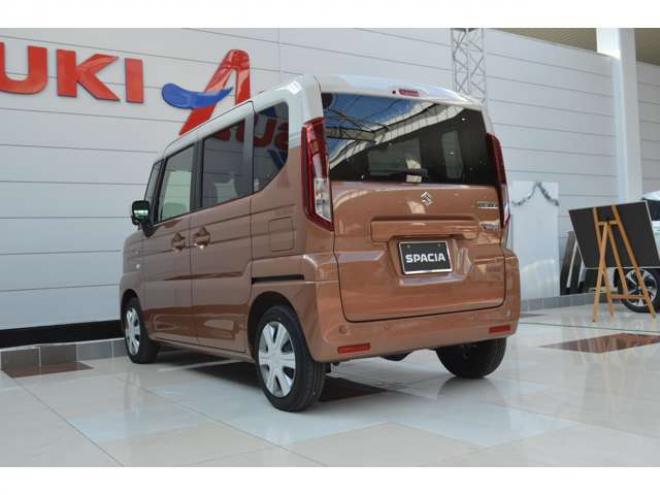 スペーシアハイブリッド X 4WD　ワンオーナーハイブリッド4WDセーフティサポート搭載7インチナビTV両側オートスライドドアハイビームアシストLEDライトアイドリングストップオットマンシートヒーター 660