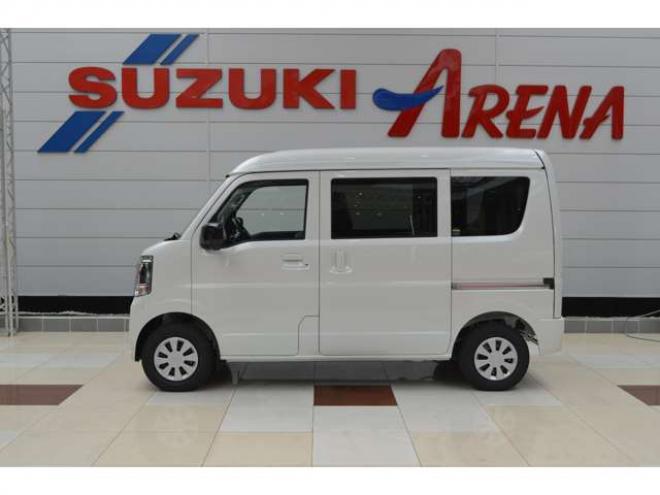エブリイジョイン ハイルーフ 4WD　届出済未使用車ハイルーフ4WDインパネCVTスズキコネクト対応通信機装着車セーフティサポート搭載アイドリングストップ9インチ全方位モニター付ナビバックカメラ横滑り防止装置ハイビームアシストLEDライト 登録済未使用車 660