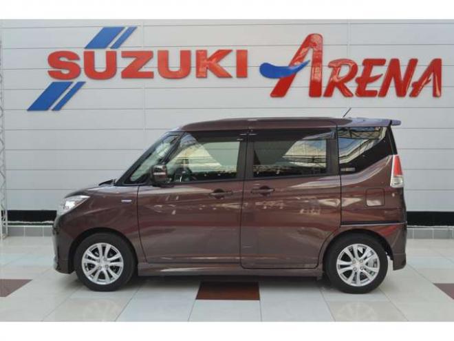 ソリオ1.2 ハイブリッド MZ デュアルカメラブレーキサポート装着車 4WD　ワンオーナー車ハイブリッド4WDセーフティサポート搭載デュアルカメラブレーキサポート全方位モニター付ナビTVバックカメラ両側オートスライドドアETCクルーズコントロールシートヒーター 1200