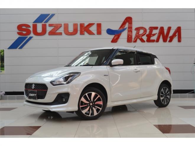 スイフト1.2 ハイブリッド RS セーフティパッケージ装着車 4WD　ワンオーナー車ハイブリット4WDセーフティサポート搭載アイドリングストップ横滑り防止装置パドルシフトアダプティブクルーズコントロールLEDライトETCシートヒーター 1200