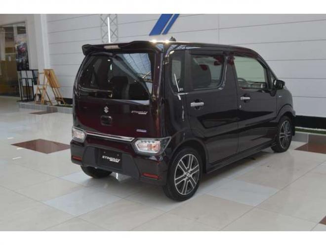 ワゴンRスティングレー ハイブリッド T 4WD　ワンオーナー車ハイブリッド4WDターボセーフティサポート搭載アイドリングストップ横滑り防止装置アダプティブクルーズコントロールSDナビTVパドルシフトETCハイビームアシストLEDライト 660