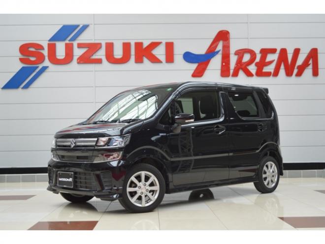 ワゴンRハイブリッド FZ セーフティパッケージ装着車 4WD　ワンオーナー車ハイブリッド4WDセーフティサポート搭載アイドリングストップデュアルカメラブレーキサポート誤発進抑制機能LEDライトヘッドアップディスプレイETCドライブレコーダー 660