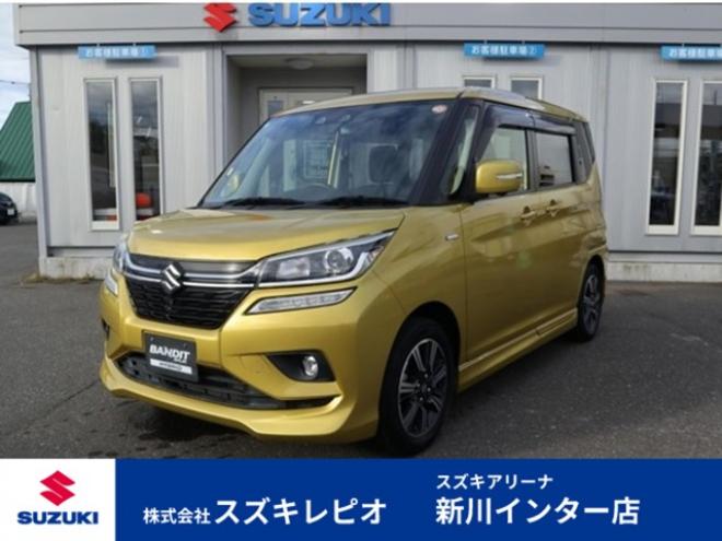 ソリオ1.2 バンディット ハイブリッド MV 4WD　純正フルセグナビ　全方位カメラ　純正エンジンスターター　両側電動スライドドア　シートミラーヒーター 1200