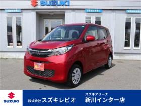 eKワゴン　M 4WD　純正CDプレイヤー　ETC　オートライト　衝突軽減ブレーキ　車線逸脱警報　アイドリングストップ　トラクションコントロール　パーキングソナー　シートミラーヒーター 660
