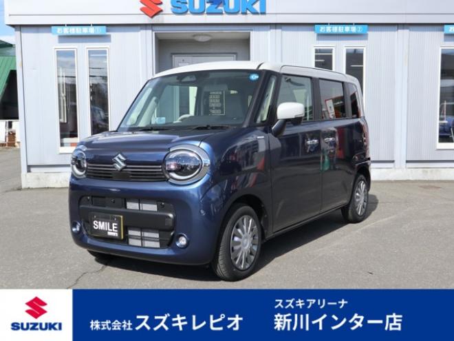 ワゴンRスマイルハイブリッド X 4WD　全方位カメラナビ　スズキコネクト　LEDヘッドライト　シートヒーター　電動パーキング　アダプティブクルーズコントロール　両側電動スライドドア 660