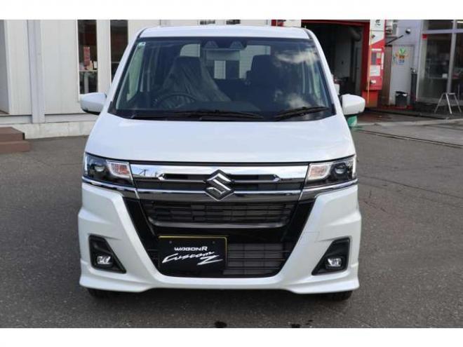ワゴンRカスタムZ ハイブリッド ZX アップグレードパッケージ装着車 4WD　LEDヘッドライト　オートライト　アダプティブクルーズコントロール　アイドリングストップ　シートヒーター　デュアルカメラブレーキサポート 660