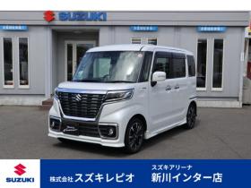 スペーシア　カスタム ハイブリッド XS 4WD　純正フルセグナビ　バックカメラ　両側電動スライドドア　シートヒーター　オートライト　スリムサーキュレーター 660
