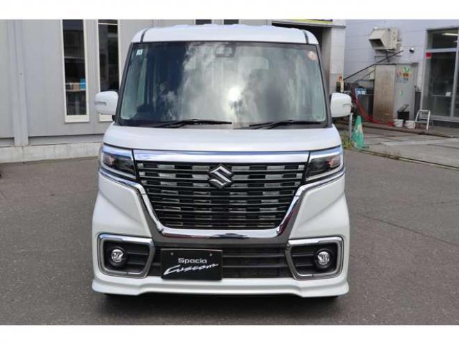 スペーシアカスタム ハイブリッド XS 4WD　純正フルセグナビ　バックカメラ　両側電動スライドドア　シートヒーター　オートライト　スリムサーキュレーター 660