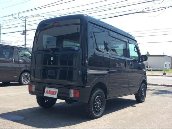 エブリイジョイン ハイルーフ 5AGS車 4WD　パートタイム4WD　キーレス　リアヒーター　フルセグTV　7インチメモリナビ　ベッドキッド　電動格納ミラー　社外タコメーター　DVD/CD　AUX　Bluetooth　 ハイルーフ　AW 660
