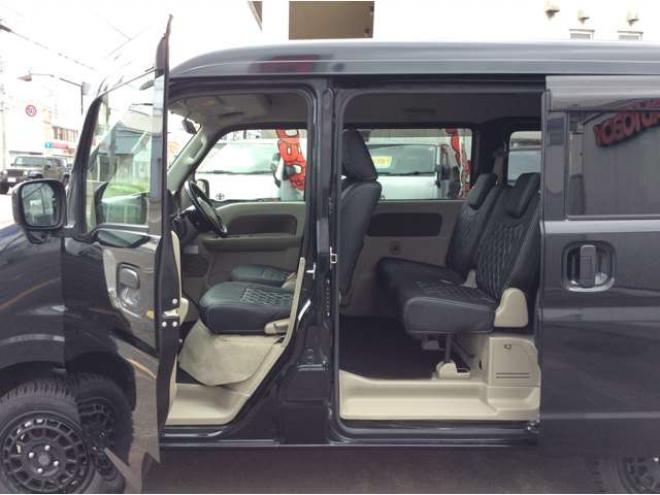 エブリイジョイン ハイルーフ 5AGS車 4WD　パートタイム4WD　キーレス　リアヒーター　フルセグTV　7インチメモリナビ　ベッドキッド　電動格納ミラー　社外タコメーター　DVD/CD　AUX　Bluetooth　 ハイルーフ　AW 660