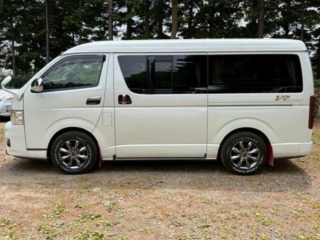 ハイエースバン2.7 スーパーGL プライムセレクション ワイド ロング ミドルルーフ 4WD　ベッドキット　ナビ　TV　バックカメラ　エアコン　ETC　パワステ　パワーウィンドウ　キーレスエントリー　両側スライドドア　盗難防止装置　障害物センサー 2700