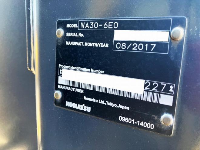 ホイールローダコマツ　中古　WA30-6E0　建機