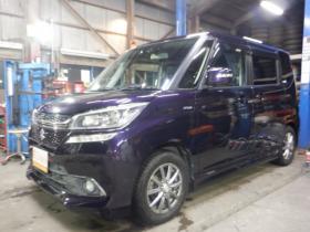 ソリオ　1.2 バンディット ハイブリッド MV 4WD　本州仕入・ナビ・TV・全方位カメラ・デュアルカメラブレーキサポート・パワ-スライドドア・クルコン・スマートキー・プッシュスタート・前席シートヒーター・1オーナー・リア席サンシェード・寒冷地仕様 1200