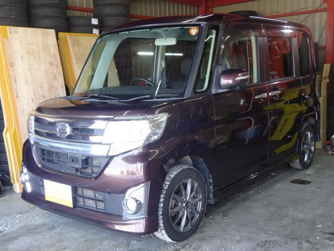 タントカスタム RS SA 4WD　本州仕入・ナビ・TV・Bカメラ・B/T・LEDヘッドライト・ターボ・両側電動・スマートキー・プッシュスタート・アイドリングストップ・ETC・ステアリングスイッチ・衝突軽減・ 660