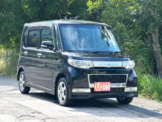 タントカスタムX  4WD  タイミングチェーン車　HID キーフリー　DVD再生オーディオ 4WD 660 5Dr