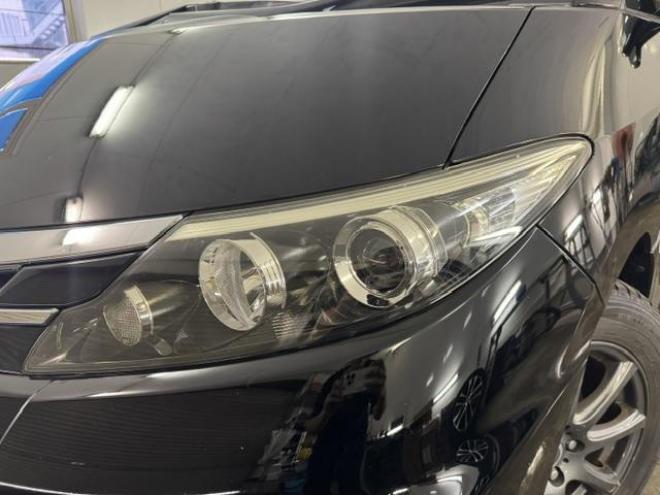 エスティマアエラス　プレミアムエディション　本州仕入　禁煙車　アルパインビッグＸナビ　アルパイン製リアフリップダウンモニター　フルセグ地デジ　ＤＶＤ再生　Ｂｌｕｅｔｏｏｔｈ　両側パワースライドドア　純正ブラックハーフレザーシート　ＥＴＣ 4WD 2400 5Dr