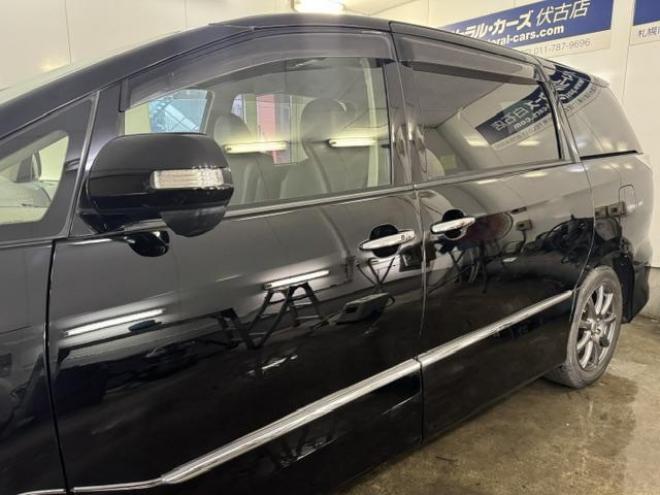 エスティマアエラス　プレミアムエディション　本州仕入　禁煙車　アルパインビッグＸナビ　アルパイン製リアフリップダウンモニター　フルセグ地デジ　ＤＶＤ再生　Ｂｌｕｅｔｏｏｔｈ　両側パワースライドドア　純正ブラックハーフレザーシート　ＥＴＣ 4WD 2400 5Dr