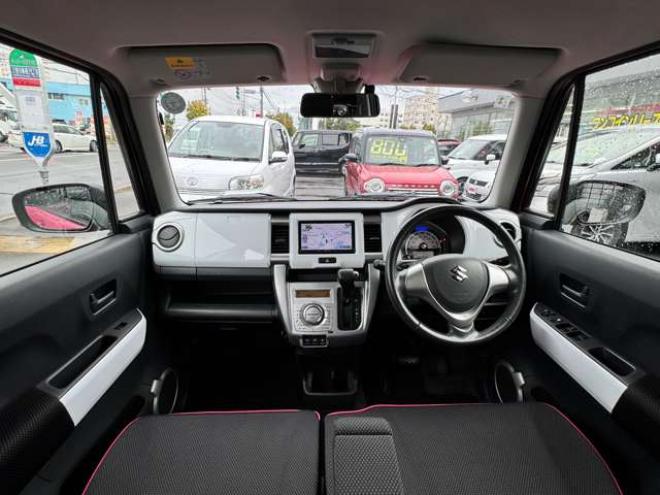 ハスラーX 4WD　プッシュスタート　スマートキー純正SDナビ　フルセグTV　バックカメラ　衝突被害軽減　横滑り防止　シートヒーターアイドリングストップ　HIDヘッドライト　ダウンヒルアシスト 660