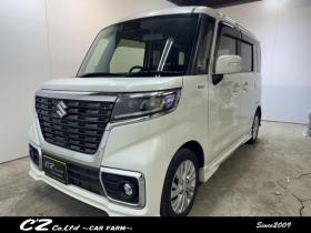 スペーシア　カスタム ハイブリッド XS 4WD　ワンオーナー　ナビ　TV　Bカメラ　Bluetooth　夏冬タイヤ 660