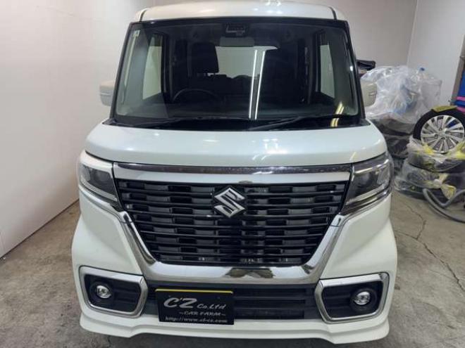 スペーシアカスタム ハイブリッド XS 4WD　ワンオーナー　ナビ　TV　Bカメラ　Bluetooth　夏冬タイヤ 660