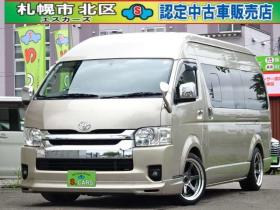 レジアスエース　2.7 DX ワイド ハイルーフ スーパーロングボディ GLパッケージ 4WD　5人乗 保証/走行距離無制限　4WD　4型ハイルーフワイド　舞杏KBレーシングII18AW　6型メッキドアミラー　ローダウン　LEDヘッドライト　LEDフォグ　社外ナビ　バックカメラ　エンスタ　Rヒーター　Rエアコン 2700