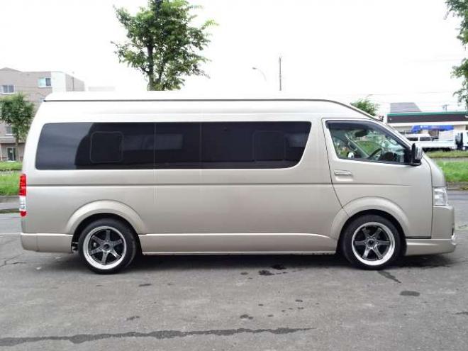 レジアスエース2.7 DX ワイド ハイルーフ スーパーロングボディ GLパッケージ 4WD　5人乗 保証/走行距離無制限　4WD　4型ハイルーフワイド　舞杏KBレーシングII18AW　6型メッキドアミラー　ローダウン　LEDヘッドライト　LEDフォグ　社外ナビ　バックカメラ　エンスタ　Rヒーター　Rエアコン 2700