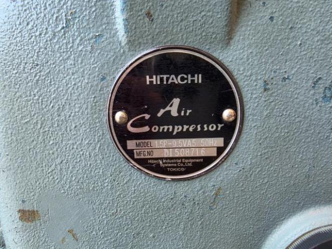 コンプレッサー日立ベビコン　2馬力　1.5kw 200v