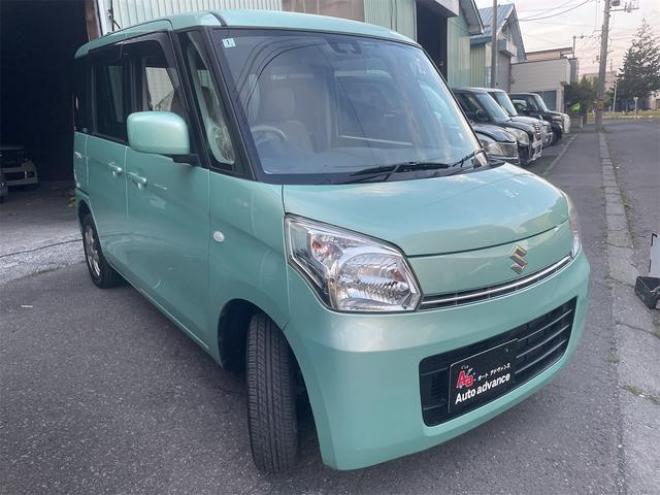 スペーシアＸ ４ＷＤ ３か月 ３０００ＫＭ保証 衝突軽減システム 両面パワースライド エコアイドル ＨＩＤ エンスタ（北海道） 4WD 660 5Dr