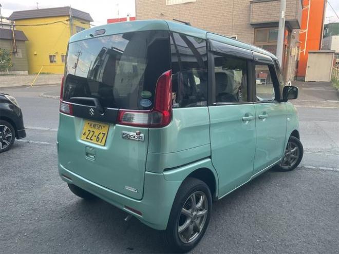スペーシアＸ ４ＷＤ ３か月 ３０００ＫＭ保証 衝突軽減システム 両面パワースライド エコアイドル ＨＩＤ エンスタ（北海道） 4WD 660 5Dr