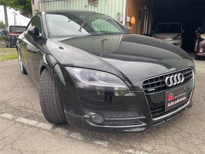 アウディＴＴクーペ ３．２クワトロ ４ＷＤ ドライブレコーダー ＥＴＣ バックカメラ ＴＶ クリアランスソナー ＡＴ ＨＩＤ シートヒーター アルミホイール パワーシート 盗難防止システム ＡＢＳ エアコン パワーステアリング（北海道） 4WD 3200 クーペDr