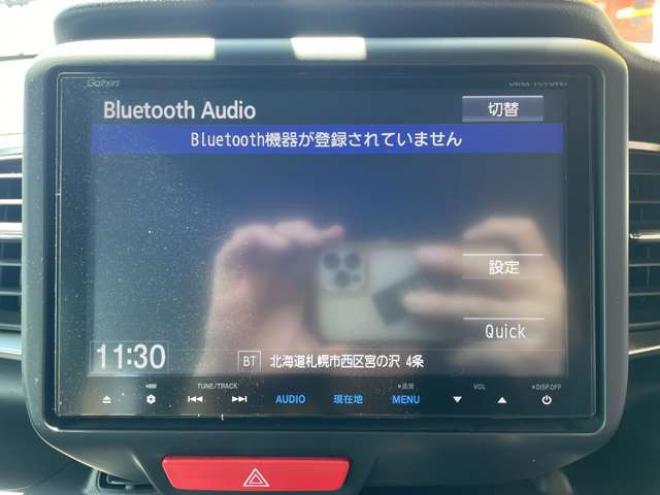 N-BOXスラッシュ X ターボパッケージ 4WD　1年保証/Bluetooth/純正8インチナビ・フルセグTV/バックカメラ/ステアリングヒーター/置くタイプ充電/ETC/エンスタ/前後ドラレコ/LEDフォグ/HIDライト/シートヒータ/キー2本/車検R10年3月/法定整備/修復歴無/禁煙車 660