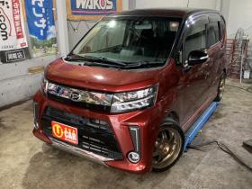 ムーヴ　カスタム X ハイパー SAII 4WD　後期仕様/検5年11月 660