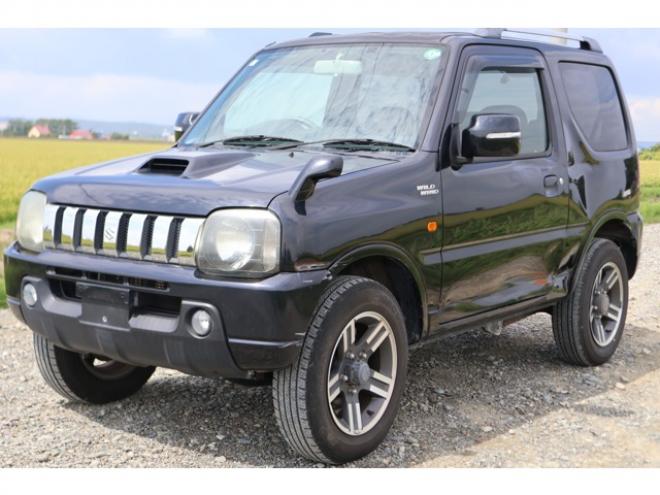 ジムニーワイルドウインド 4WD　検二年　社外ナビ　バックモニター　ETC　自社　ローンカノウ 660