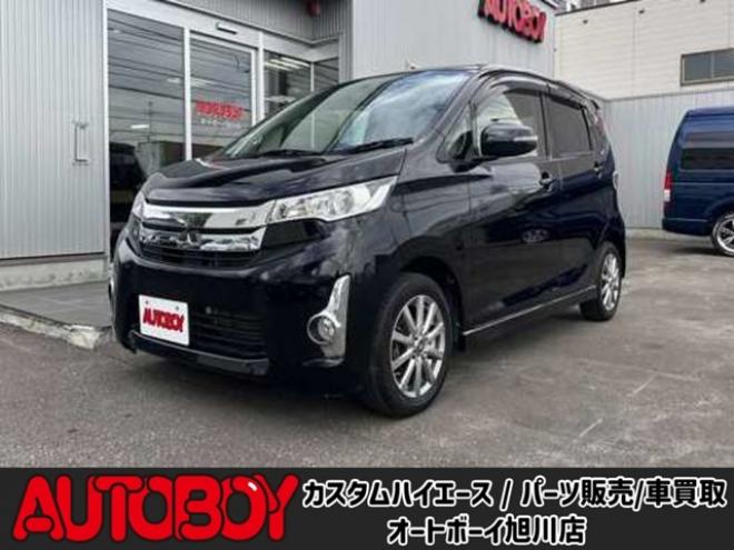eKカスタムG 4WD　4WD　バックカメラ 社外エンスタ ISOFIX対応 社外ナビ 7インチ フルセグTV　CD DVD　電動格納ミラー アイドリングストップ シートヒーター ETC 660