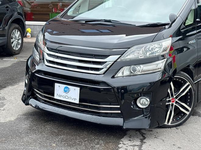 ヴェルファイアハイブリッドハイブリッド2.4ZR 4WD　ローンが不安な方＜優遇ローン＞　モデリスタ　純正8型ナビ　後席モニター　両側パワースライド 4WD 2400 5Dr