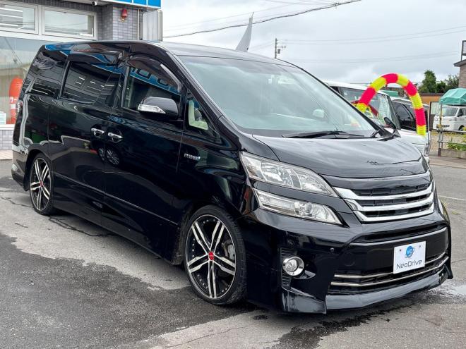 ヴェルファイアハイブリッドハイブリッド2.4ZR 4WD　ローンが不安な方＜優遇ローン＞　モデリスタ　純正8型ナビ　後席モニター　両側パワースライド 4WD 2400 5Dr