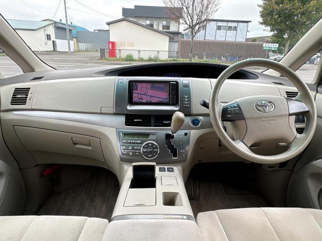 エスティマハイブリッドハイブリッド2.4X 4WD　ローンが不安な方＜優遇ローン＞　本州仕入　モデリスタエアロ　純正ナビ　フルセグTV 4WD 2400 5Dr