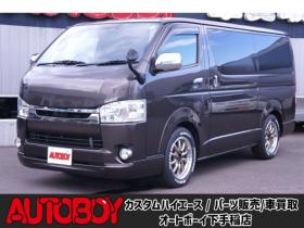 ハイエースバン　2.8 スーパーGL 50TH アニバーサリー リミテッド ロングボディ ディーゼルターボ 4WD　415COBRA　CL-3 フロントリップスポイラー　ステージ2ルーフスポイラー　By2NEO　BADフェイスボンネット　ローフォルムフェンダー　ESSEX　ENCB　17インチブロンズホイール　ヨコハマパラダ　NEWパーツカスタム 2800