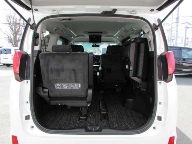 アルファード3.5 SA Cパッケージ 4WD　純正ナビ/フルセグTV/バックカメラ/プリクラッシュセーフティー/LEDヘッドライト/スマートキー一体式エンジンスターター/レーダークルーズコントロール/純正フリップダウンモニター/ビルトインETC/両側Pスライドドア 3500
