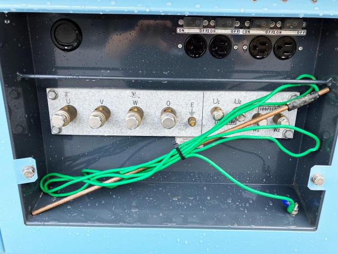 発電機北越　エアマン　中古　SDG45S-3B2　