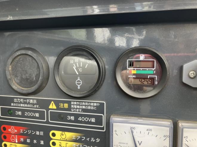 発電機北越　エアマン　中古　SDG45S-3B2　