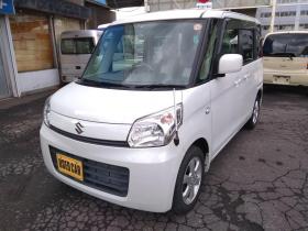 スペーシア　スペーシア Ｘ ４ＷＤ　ＡＢＳ　スマートキー　Ｐスタート　アイドリングストップ　ＨＩＤ　ナビＴＶ　ブルーツース　ドラレコ　リモコンスタータ　Ｄ席シートヒーター　　左パワースライドドア　夏冬タイヤ付　車検令和１０年９月 4WD 660 5Dr