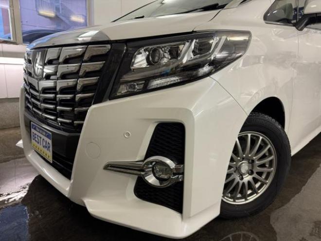 アルファード２．５Ｓ　Ｃパッケージ　本州仕入　寒冷地仕様　禁煙車　純正リアフリップダウンモニター　純正１８インチＡＷ　社外１６ＡＷ＋スタッドレスタイヤ付　両側パワースライドドア　パワーバックドア　純正エンジンスターター　前後ドラレコ 4WD 2500 5Dr