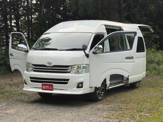 ハイエースバン2.5 DX スーパーロング ハイルーフ ディーゼルターボ 4WD　ハイルーフ4WD　ETC　リアヒーター社外16インチ社外ナビ地デジ　バックカメラ 2500
