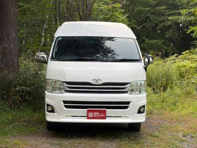 ハイエースバン2.5 DX スーパーロング ハイルーフ ディーゼルターボ 4WD　ハイルーフ4WD　ETC　リアヒーター社外16インチ社外ナビ地デジ　バックカメラ 2500