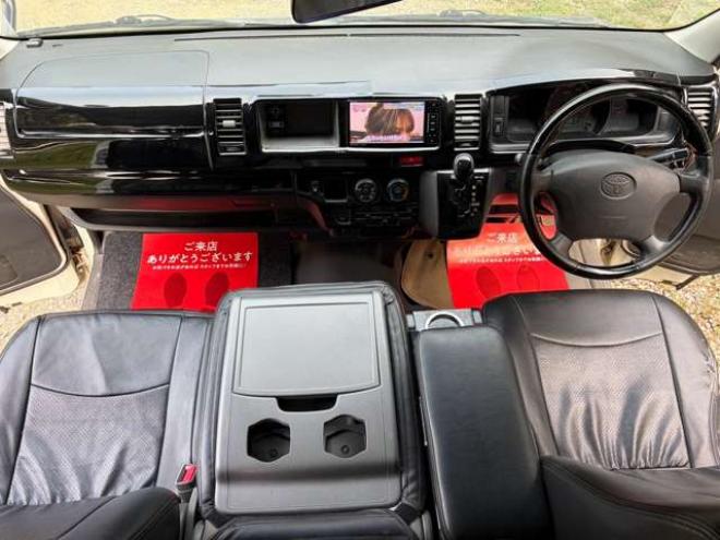 ハイエースバン2.5 DX スーパーロング ハイルーフ ディーゼルターボ 4WD　ハイルーフ4WD　ETC　リアヒーター社外16インチ社外ナビ地デジ　バックカメラ 2500