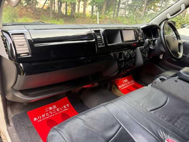 ハイエースバン2.5 DX スーパーロング ハイルーフ ディーゼルターボ 4WD　ハイルーフ4WD　ETC　リアヒーター社外16インチ社外ナビ地デジ　バックカメラ 2500